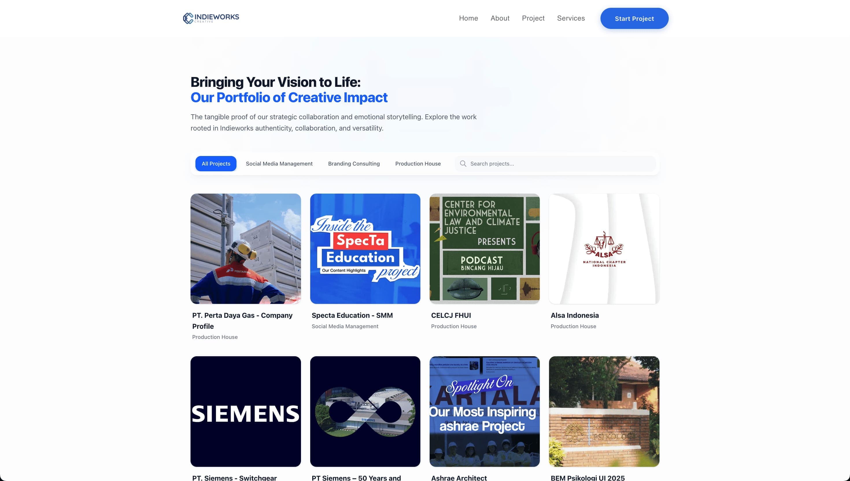 Indie Works Creative Agency screenshot 1