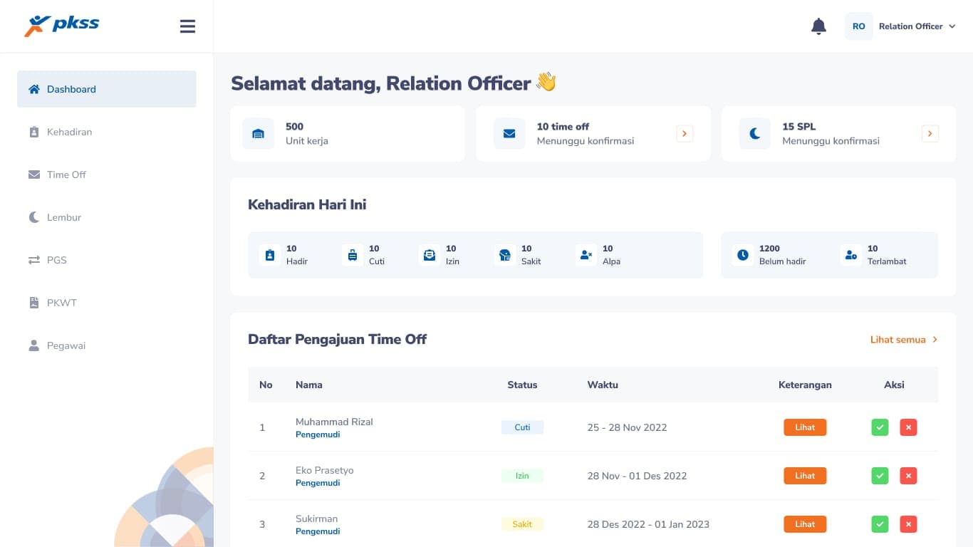 PKSS HR System screenshot 5